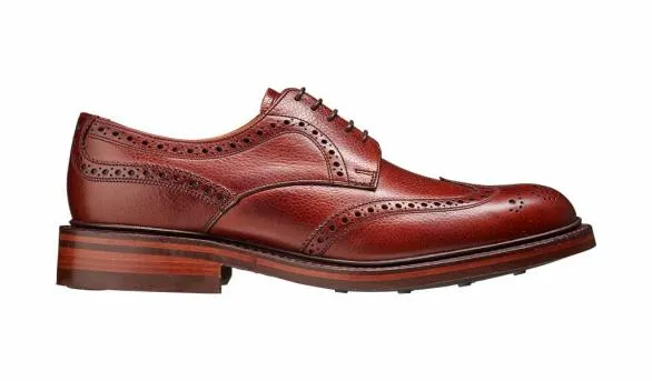 Barker Shoes Kelmarsh 8211 Cherry Grain Wingtip Brogue Cherry Grain Wingtip Brogue Mens