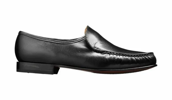 Barker Shoes Laurence 8211 Black Kid Loafer Black Kid Loafer Mens