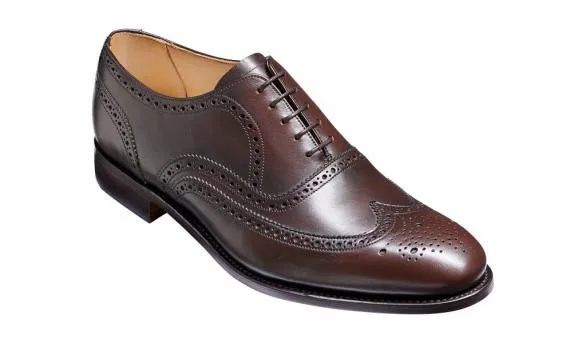 Barker Shoes Malton 8211 Espresso Calf Brogue Espresso Calf Brogue Mens