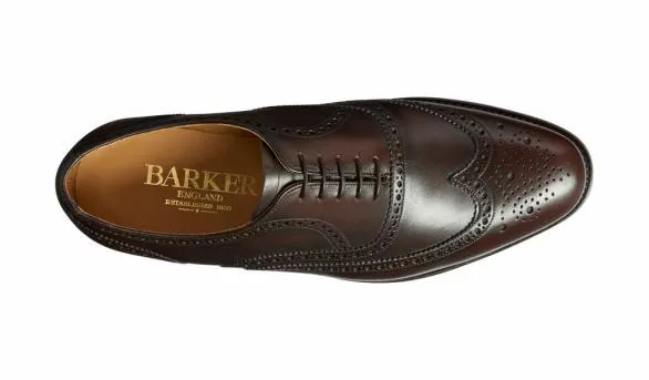 Barker Shoes Malton 8211 Espresso Calf Brogue Espresso Calf Brogue Mens