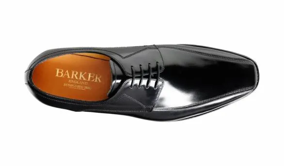 Barker Shoes Newbury 8211 Black HiShine Derby Shoe Black Hishine Derby Shoe Mens