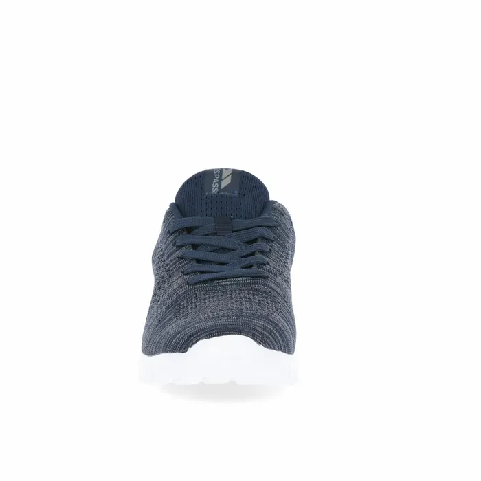 Barrow Lightweight Memory Foam Trainers Navy Men Trespass Casual Shoes