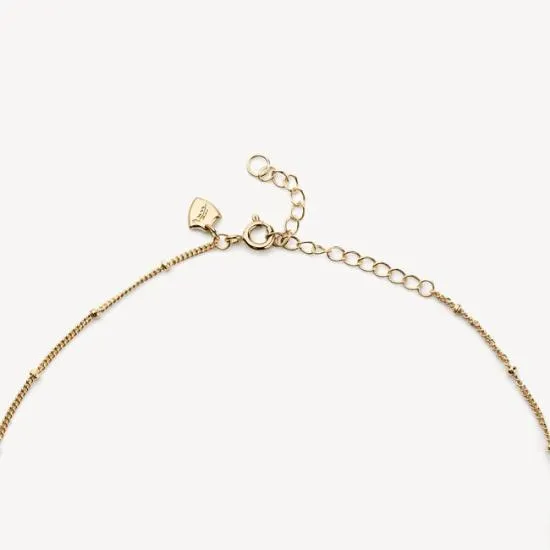 Beaded Necklace 18ct Gold On Sterling Silver Women Aspinal Of London Necklaces