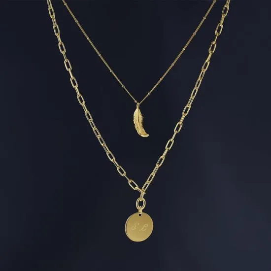 Beaded Necklace 18ct Gold On Sterling Silver Women Aspinal Of London Necklaces