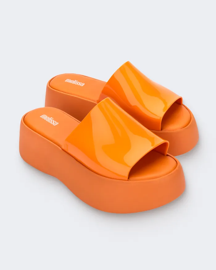 Becky Orange Women Melissa Platforms