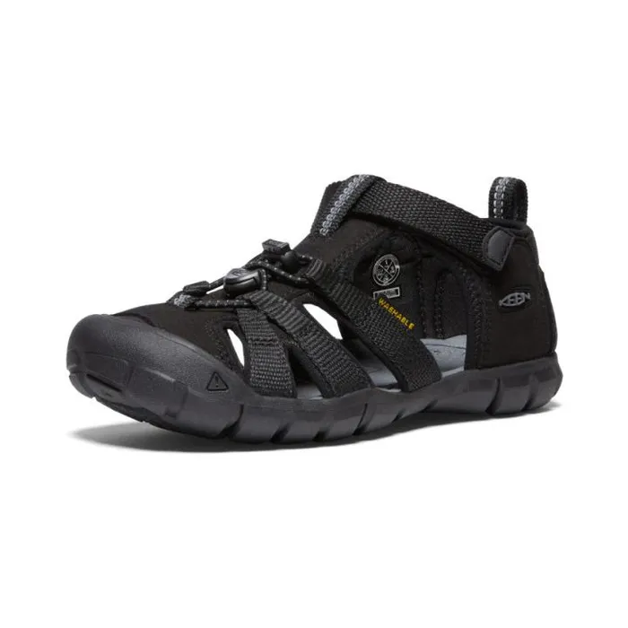 Big Kids039 Black Water Sandals 8211 Seacamp II CNX Kids KEEN Sandals Big Kids039 Black Water Sandals 8211 Seacamp II CNX Kids KEEN Sandals
