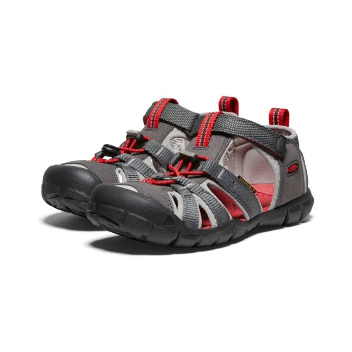 Big Kids039 Grey Water Sandals 8211 Seacamp II CNX Kids KEEN Sandals Big Kids039 Grey Water Sandals 8211 Seacamp II CNX Kids KEEN Sandals