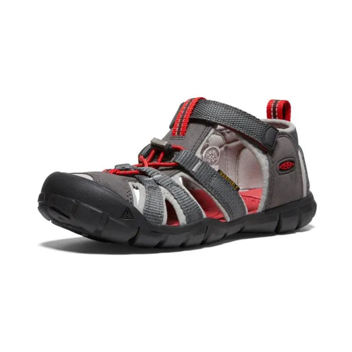 Big Kids039 Grey Water Sandals 8211 Seacamp II CNX Kids KEEN Water Big Kids039 Grey Water Sandals 8211 Seacamp II CNX Kids KEEN Water