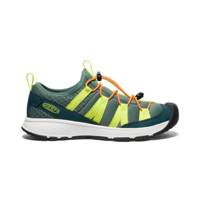 Big Kids039 Motozoa Sneaker Sea MossScarlet Ibis Shoe Kids KEEN Playground