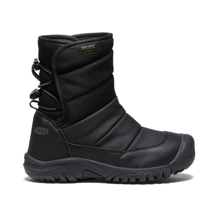 Big Kids039 Puffrider Waterproof Black Boot Kids KEEN Boots