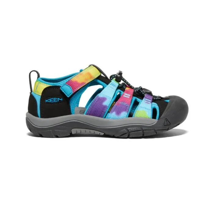 Big Kids039 Rainbow Tie Dye Water Hiking Sandals 8211 Newport H2 Kids KEEN Hike