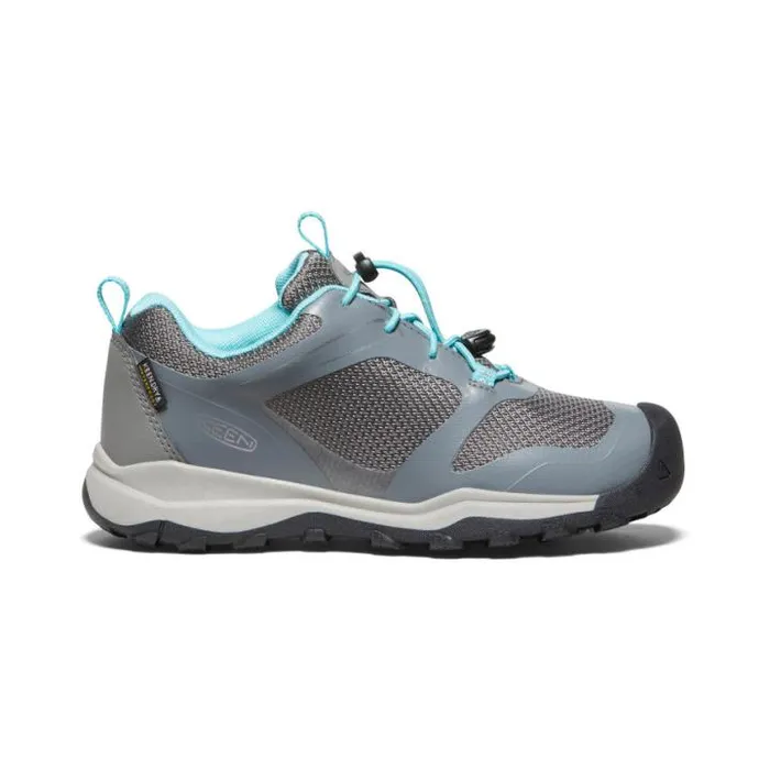 Big Kids039 Wanduro Low Waterproof Grey Leather Shoe Kids KEEN Shoes