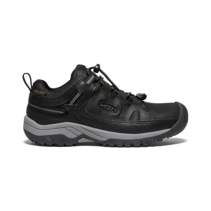 Big Kids039 Waterproof Black Hiking Shoes 8211 Targhee Low WP Kids KEEN Shoes