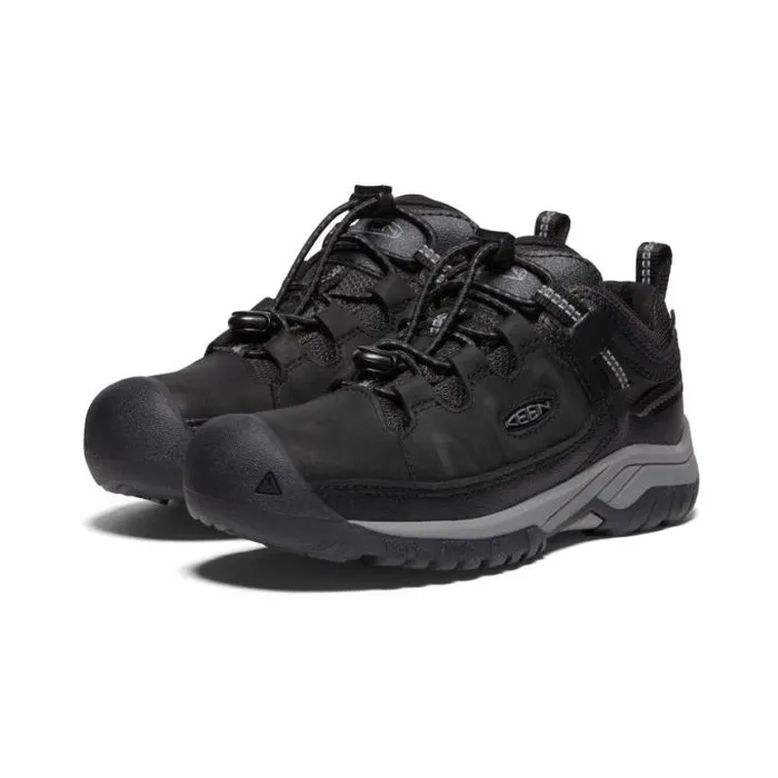 Big Kids039 Waterproof Black Hiking Shoes 8211 Targhee Low WP Kids KEEN Shoes Big Kids039 Waterproof Black Hiking Shoes 8211 Targhee Low WP Kids KEEN Shoes