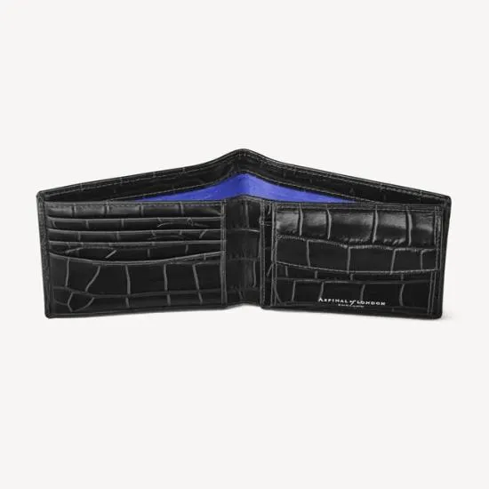 Billfold Coin Wallet Deep Shine Black Croc Men Aspinal Of London Billfold Wallets Billfold Coin Wallet Deep Shine Black Croc Men Aspinal Of London Billfold Wallets