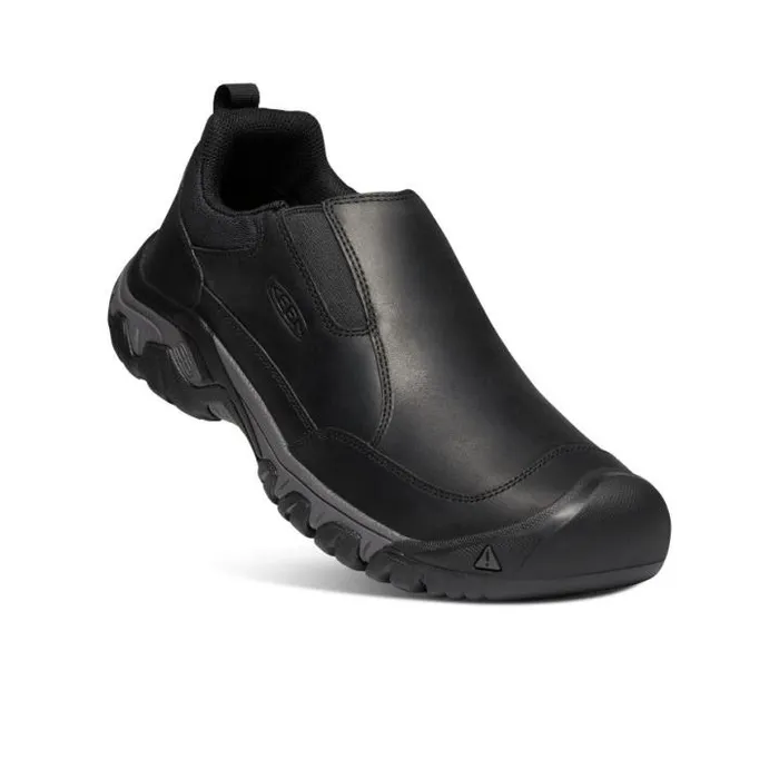 Black Leather SlipOn039s 8211 Targhee III Men KEEN SlipOns Black Leather SlipOn039s 8211 Targhee III Men KEEN SlipOns