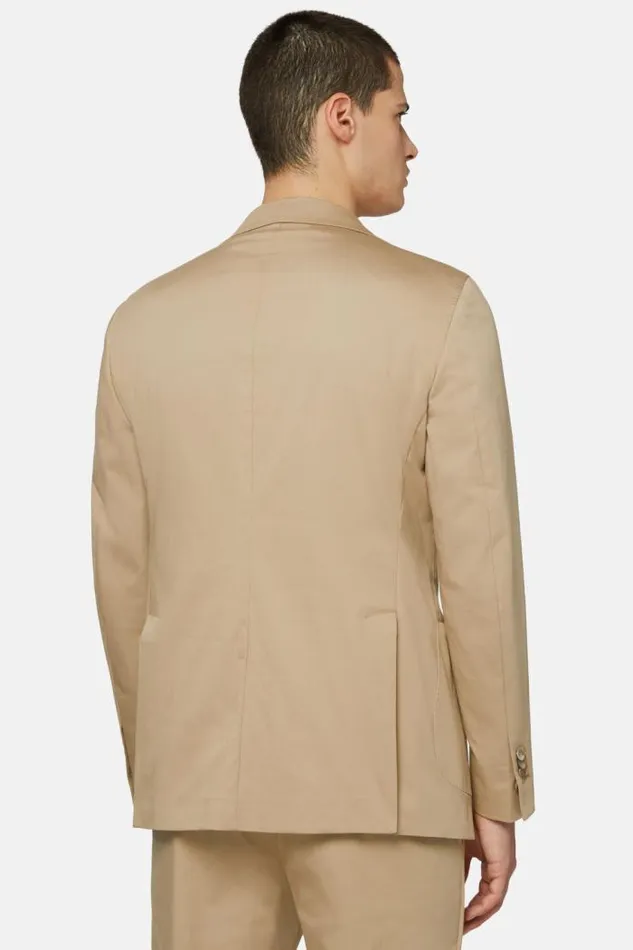 Blazers Men Boggi Milano Beige B Tech Cotton And Stretch Nylon Jacket Beige Blazers Men Boggi Milano Beige B Tech Cotton And Stretch Nylon Jacket Beige