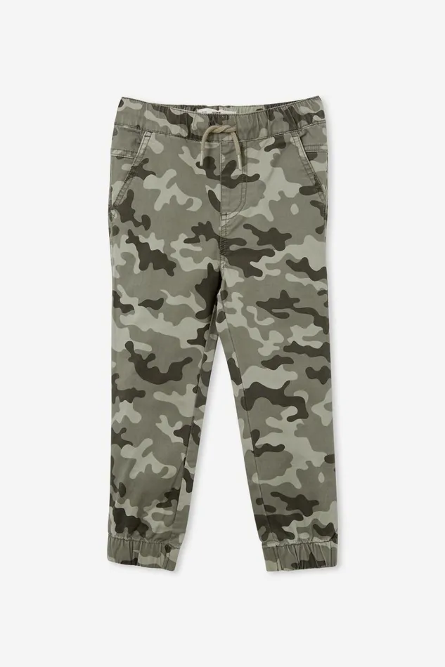 Boys Pants and Jeans Cotton On Will Cuffed Chino Pant Camo