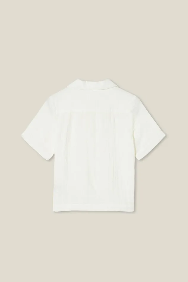 Boys Shirts Cotton On Cabana Short Sleeve Shirt Vanillacheesecloth Boys Shirts Cotton On Cabana Short Sleeve Shirt Vanillacheesecloth