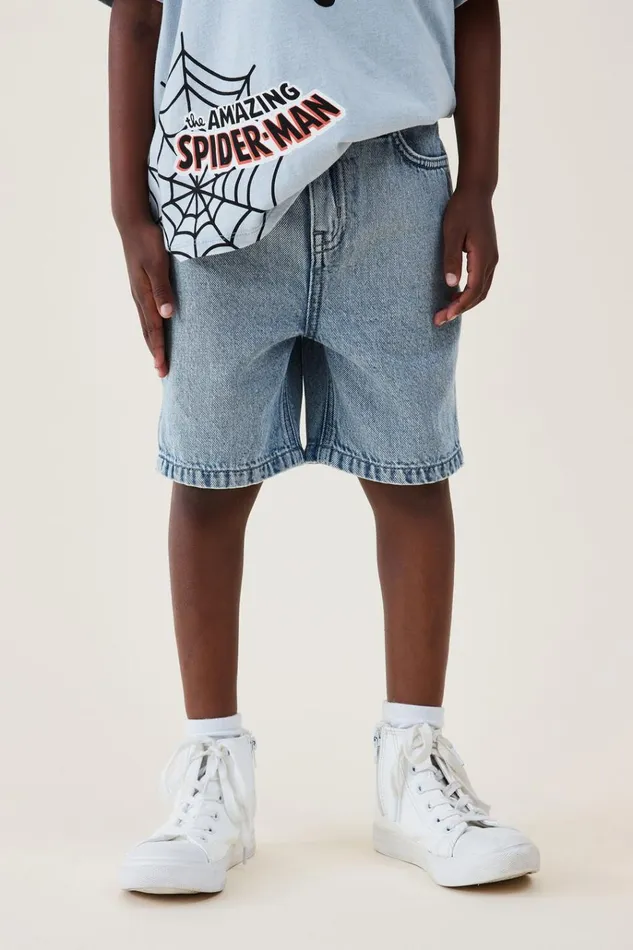 Boys Shorts Cotton On Regular Fit Short Bells Light Blue