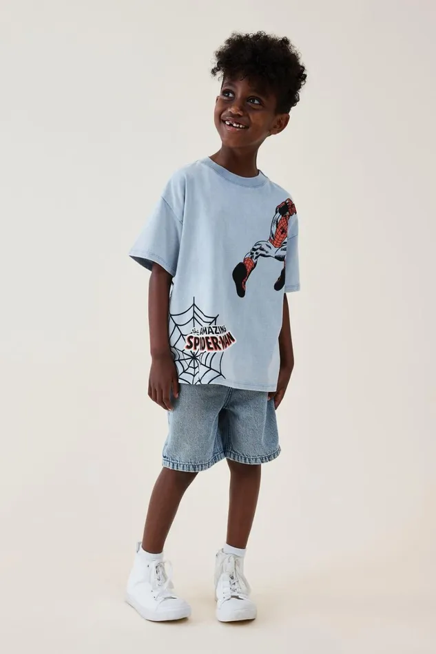 Boys Shorts Cotton On Regular Fit Short Bells Light Blue Boys Shorts Cotton On Regular Fit Short Bells Light Blue