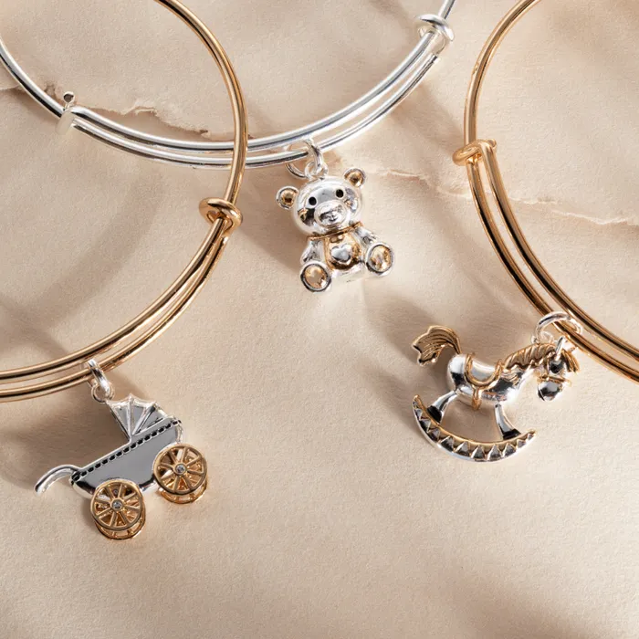Bracelets Women Alex And Ani Baby039s First Christmas Bracelet Two Tone