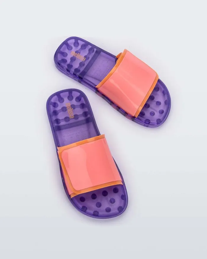 Brave Slide Lilacpink Women Melissa Slides