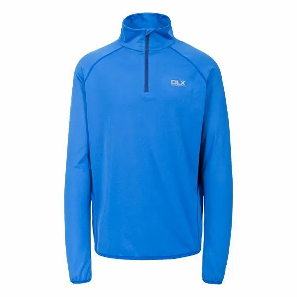 Brennen DLX Active Top Blue Men Trespass Gym and Sports Tops