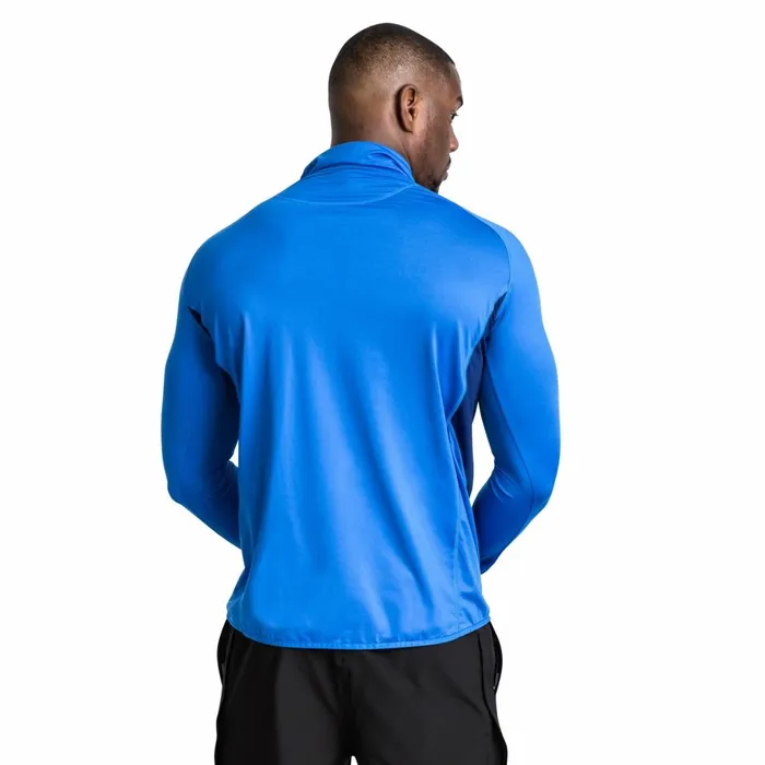 Brennen DLX Active Top Blue Men Trespass Gym and Sports Tops