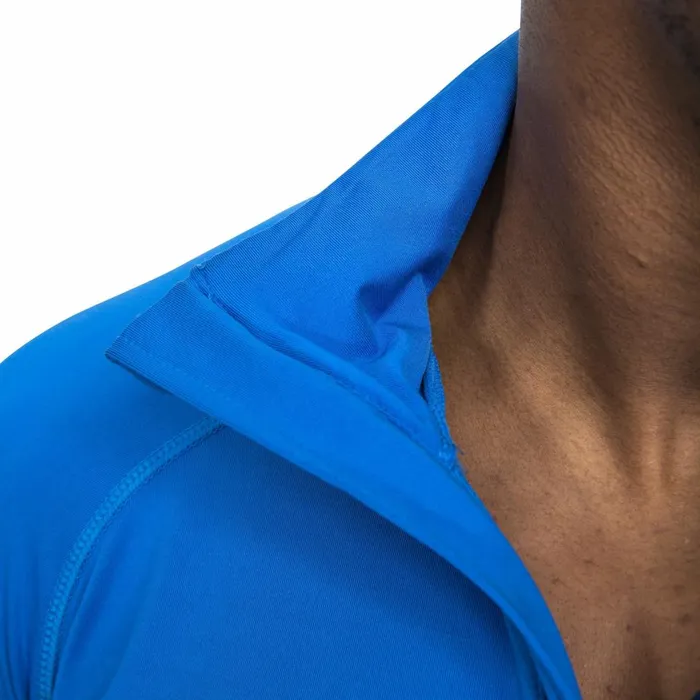Brennen DLX Active Top Blue Men Trespass Gym and Sports Tops