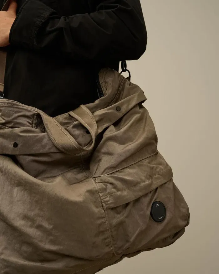 CP Company Backpacks and Waistbag Nylon B Tote Bag Walnut Beige 8211 Man