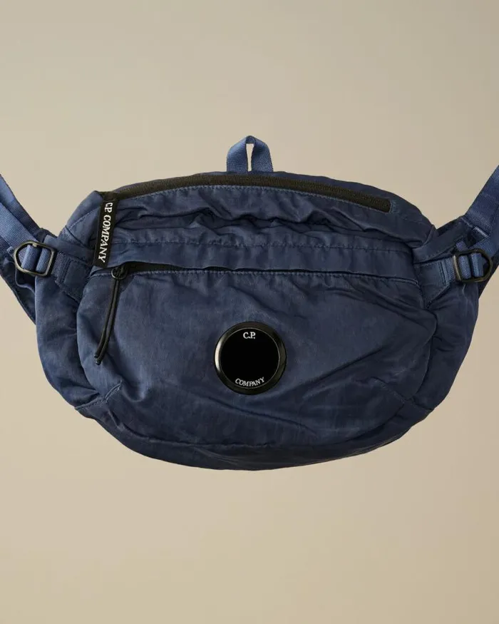 CP Company Clothing 48 Kids Nylon B Waistbag Estate Blue 8211 Kids