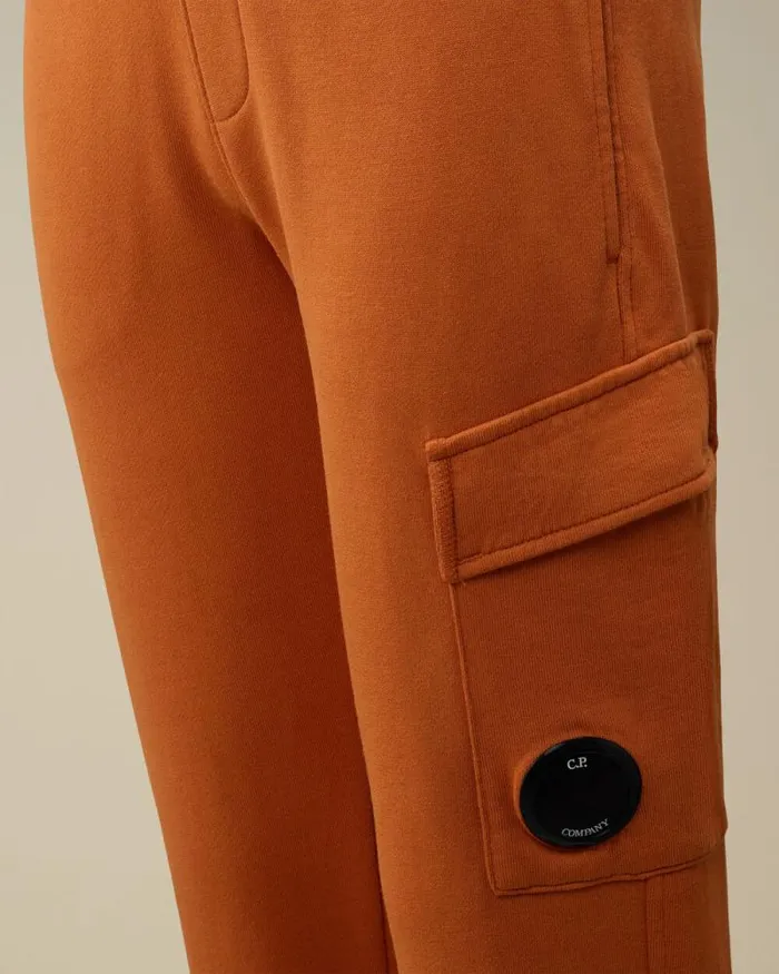 CP Company Clothing 48 U16 Diagonal Fleece Lens Sweatpants Bombay Brown 8211 Kids