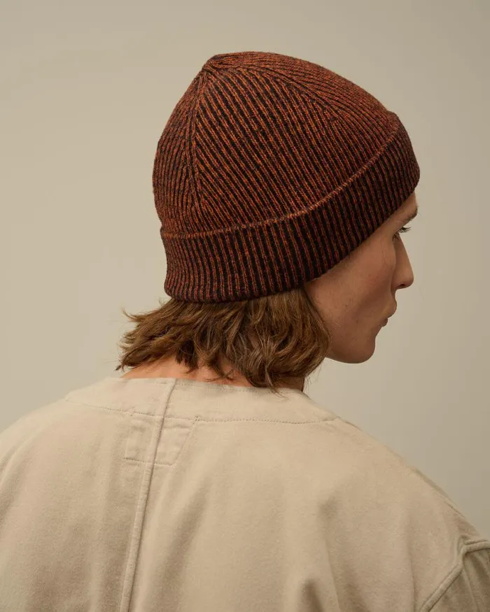 CP Company Hats Fleece Knit Beanie Bombay Brown 8211 Man