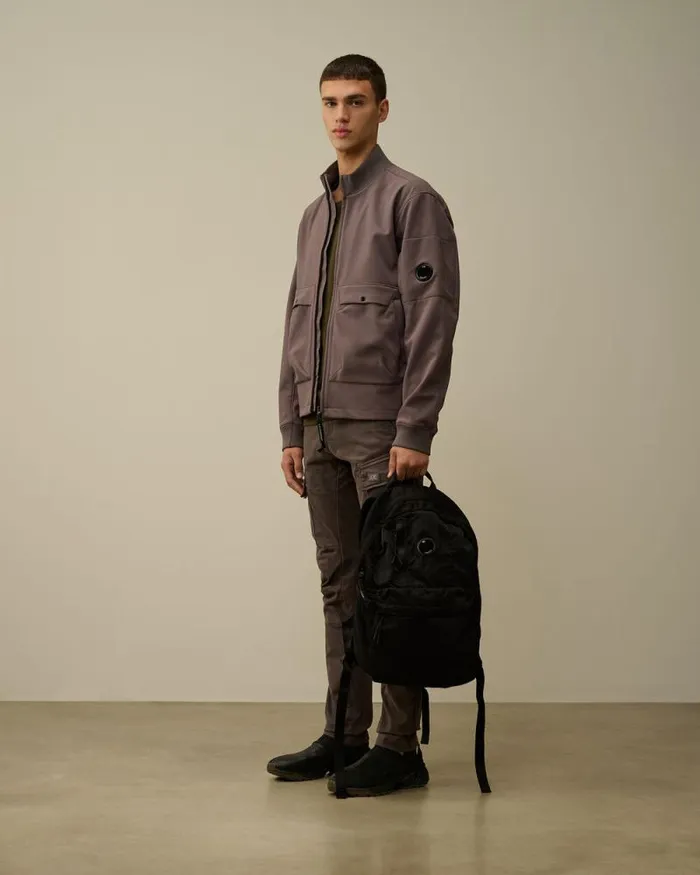 CP Company Jacket and Coats CP ShellR Bomber Jacket Boulevard Violet 8211 Man
