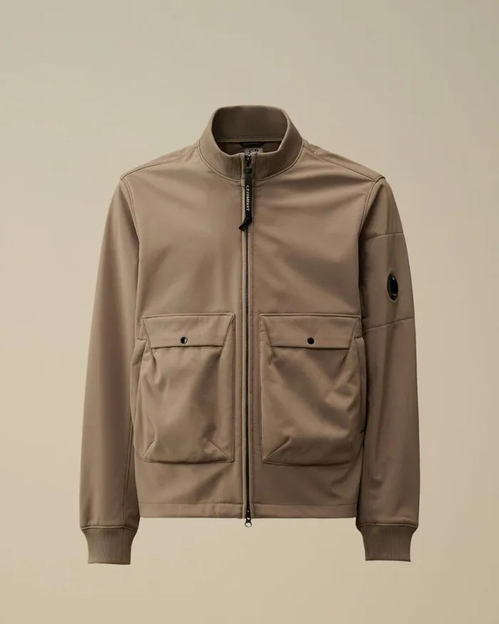 CP Company Jacket and Coats CP ShellR Bomber Jacket Walnut Beige 8211 Man