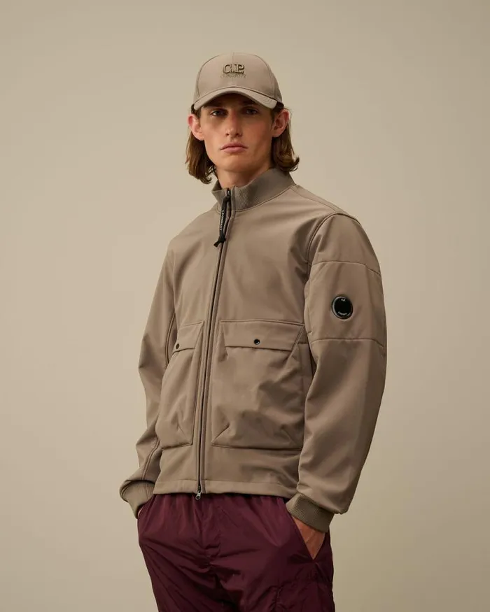 CP Company Jacket and Coats CP ShellR Bomber Jacket Walnut Beige 8211 Man