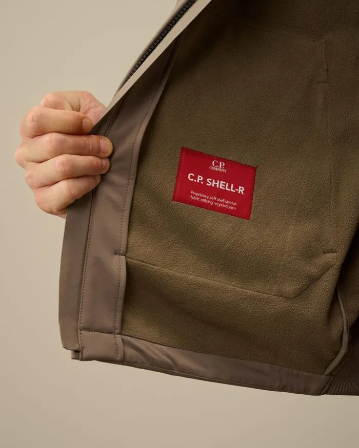 CP Company Jacket and Coats CP ShellR Bomber Jacket Walnut Beige 8211 Man