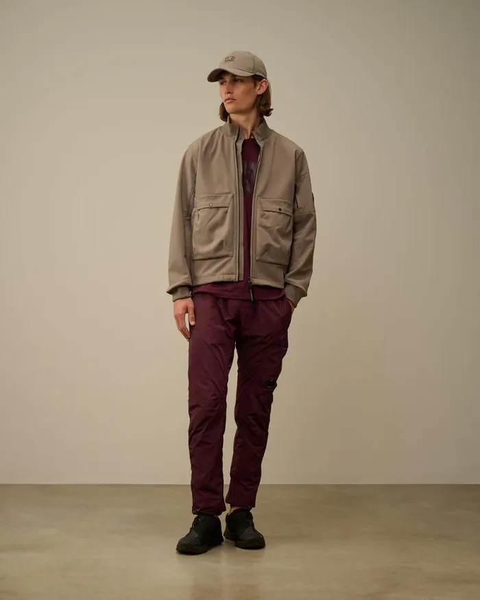 CP Company Jacket and Coats CP ShellR Bomber Jacket Walnut Beige 8211 Man