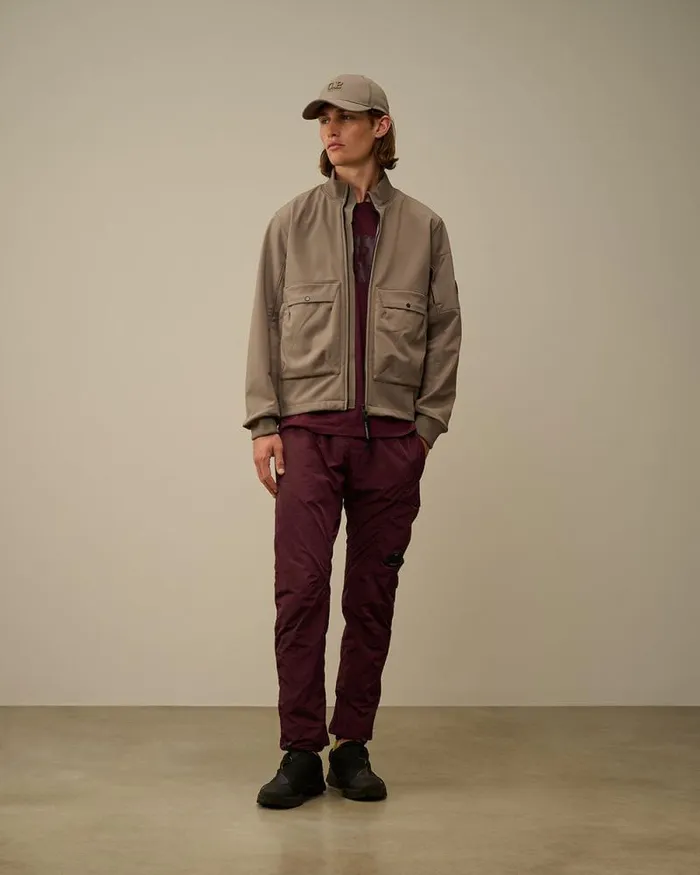 CP Company Jacket and Coats CP ShellR Bomber Jacket Walnut Beige 8211 Man