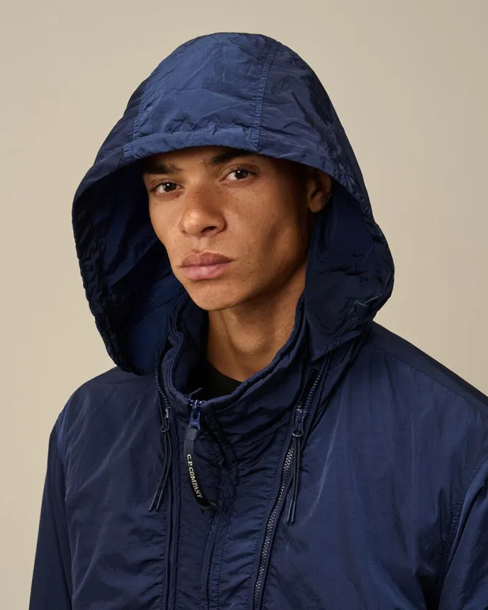 CP Company Jacket and Coats ChromeR Body Zippers Padded Jacket Estate Blue 8211 Man