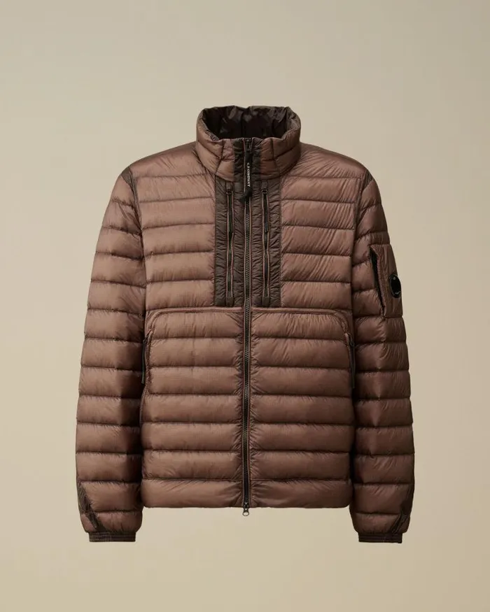 CP Company Jacket and Coats DD Shell Collar Zip Down Jacket Purple Dove 8211 Man CP Company Jacket and Coats DD Shell Collar Zip Down Jacket Purple Dove 8211 Man