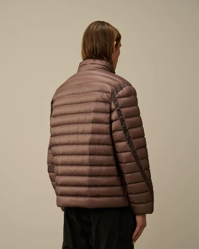 CP Company Jacket and Coats DD Shell Collar Zip Down Jacket Purple Dove 8211 Man
