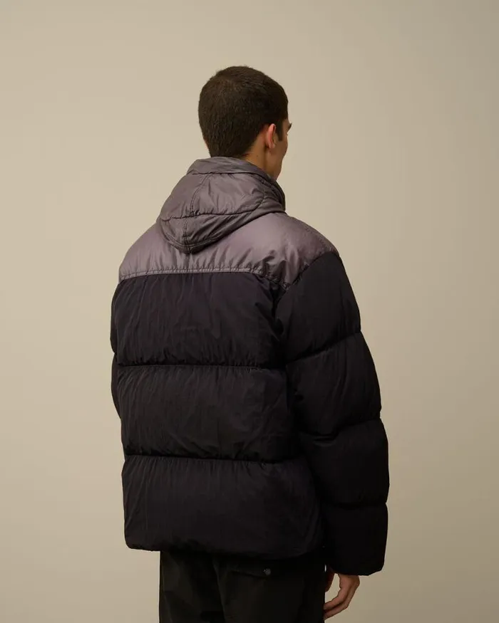 CP Company Jacket and Coats Eco ChromeR Mixed Goggle Down Jacket Nightshade Purple 8211 Man