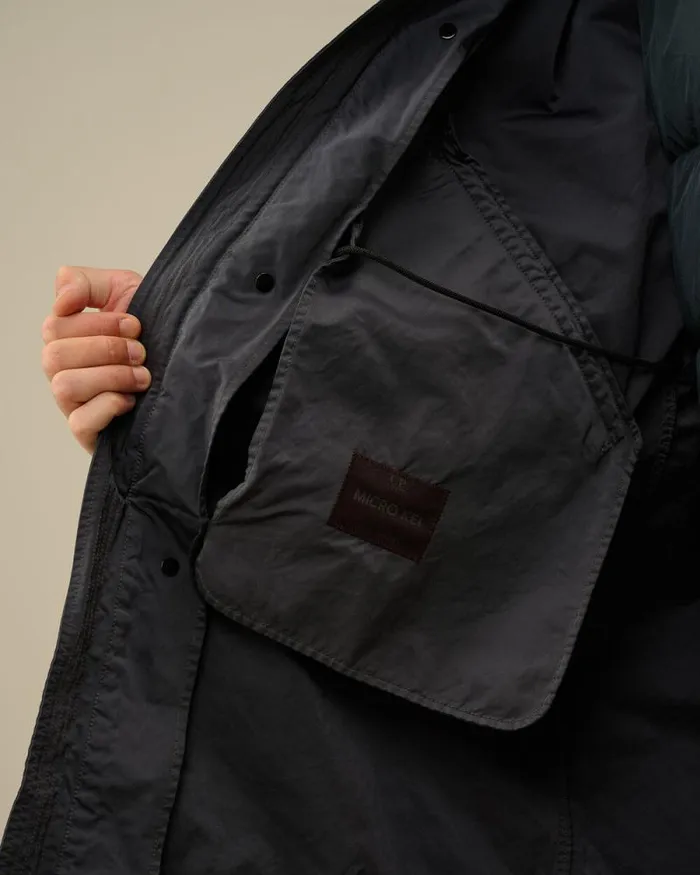 CP Company Jacket and Coats Micro Kei Explorer Parka Black Sand 8211 Man