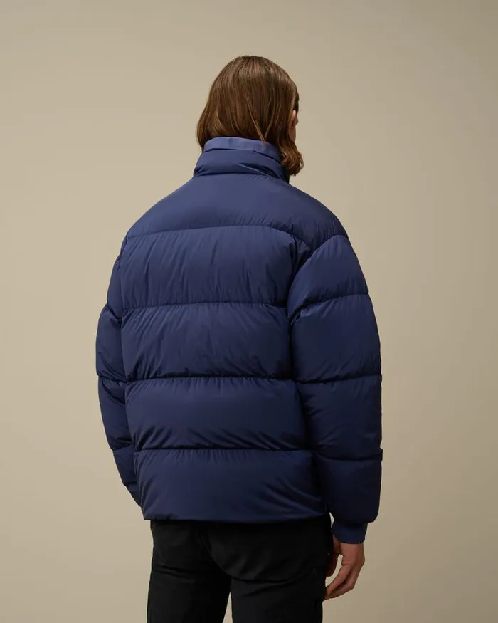 CP Company Jacket and Coats NycraR Short Down Jacket Estate Blue 8211 Man