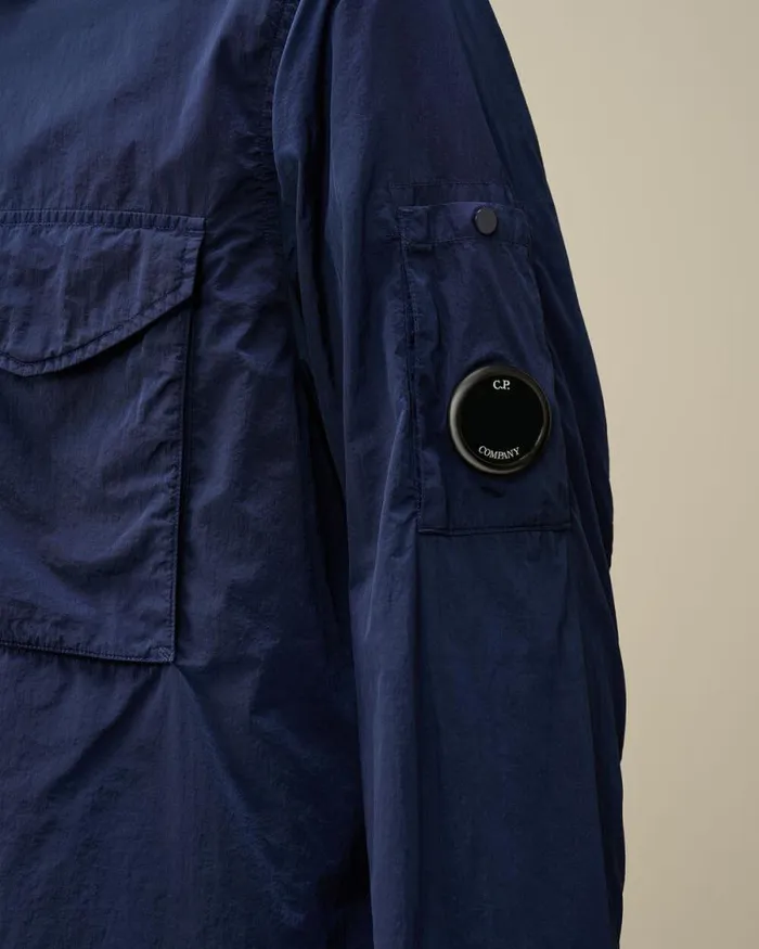 CP Company Overshirt ChromeR Lens Overshirt Estate Blue 8211 Man