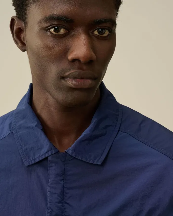 CP Company Overshirt ChromeR Lens Overshirt Estate Blue 8211 Man