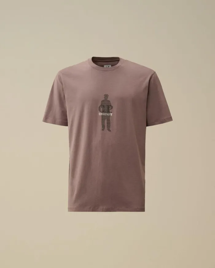 CP Company Tshirts and Polo 301 Jersey Waffled British Sailor TShirt Purple Dove 8211 Man CP Company Tshirts and Polo 301 Jersey Waffled British Sailor TShirt Purple Dove 8211 Man