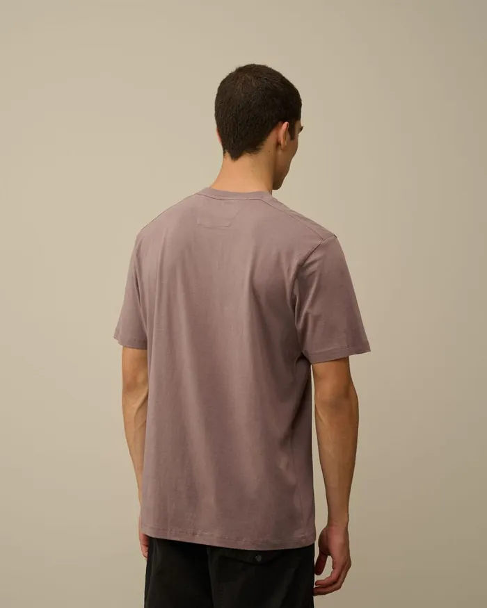 CP Company Tshirts and Polo 301 Jersey Waffled British Sailor TShirt Purple Dove 8211 Man